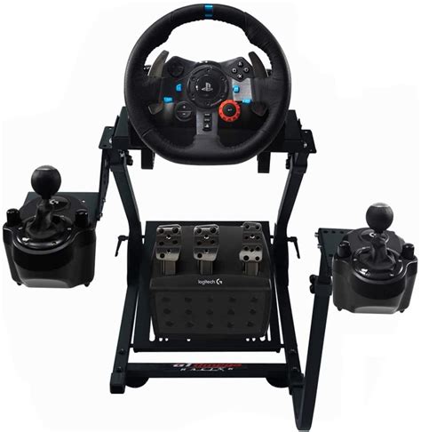 Gaming Steering Wheel Stand And Seat